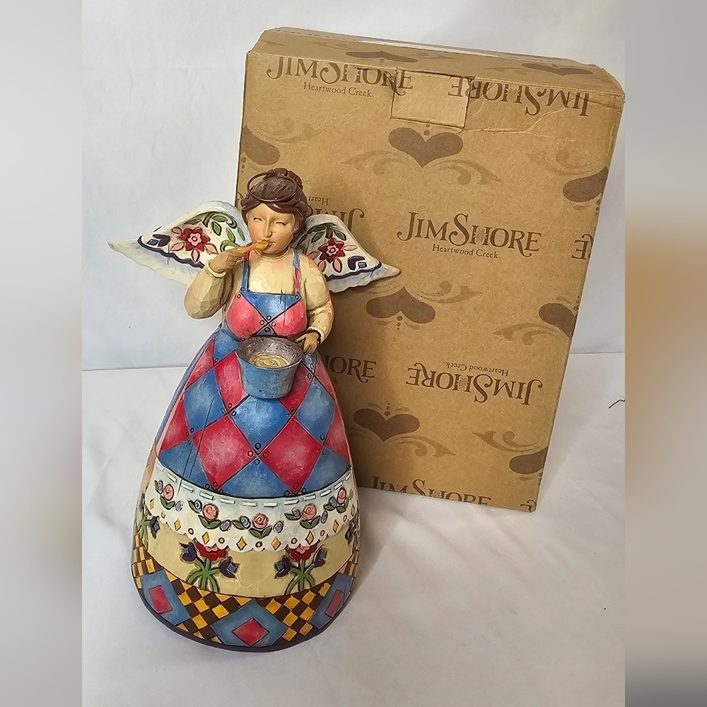 Jim Shore Bless This Kitchen Kitchen Fairy Angel Heartwood Creek With Box - Picture 1 of 14